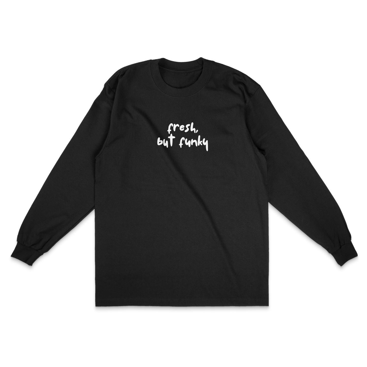 Fresh, but funky Long Sleeves T - Black