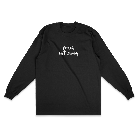 Fresh, but funky Long Sleeves T - Black