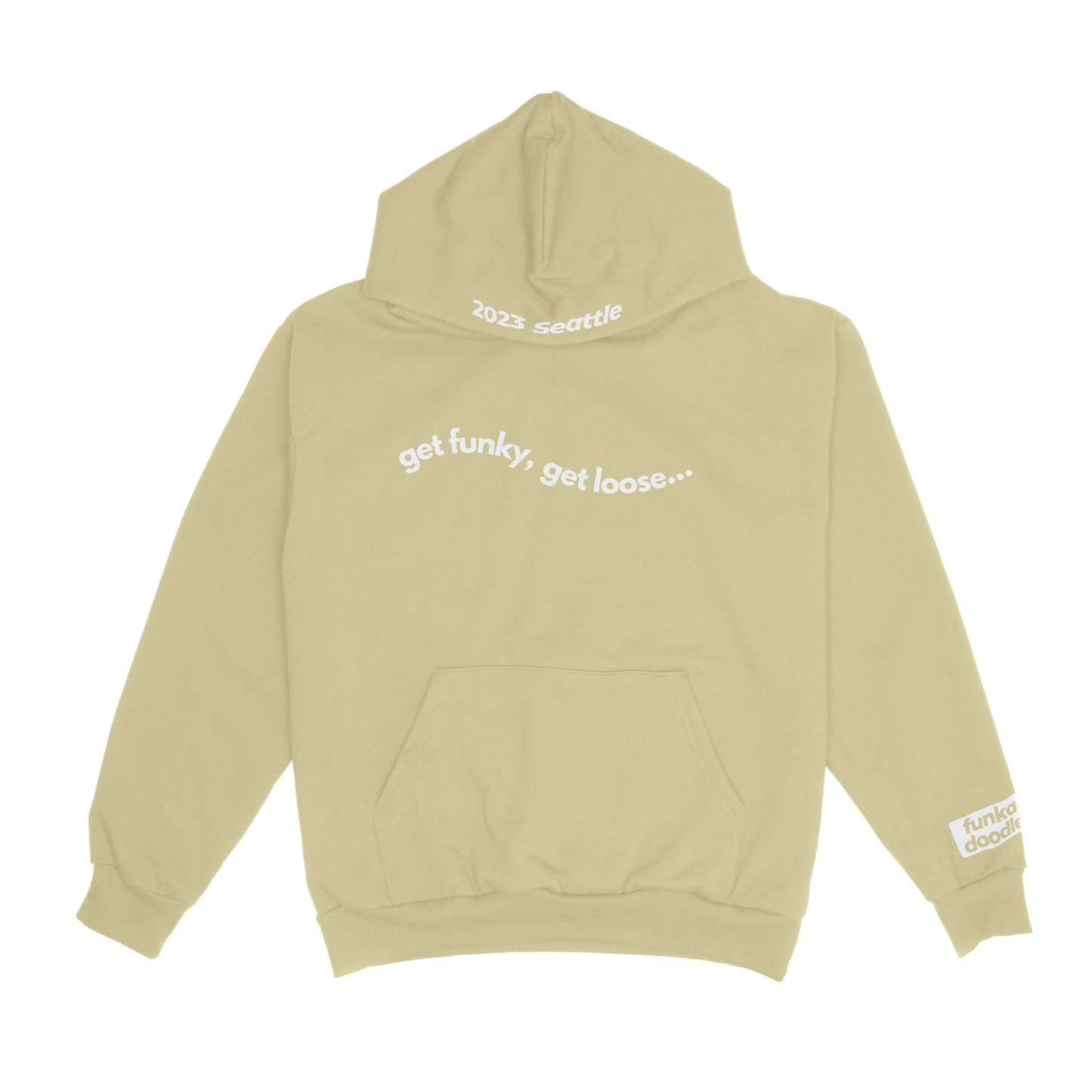 Get funky, get loose... Hoodie - Cream