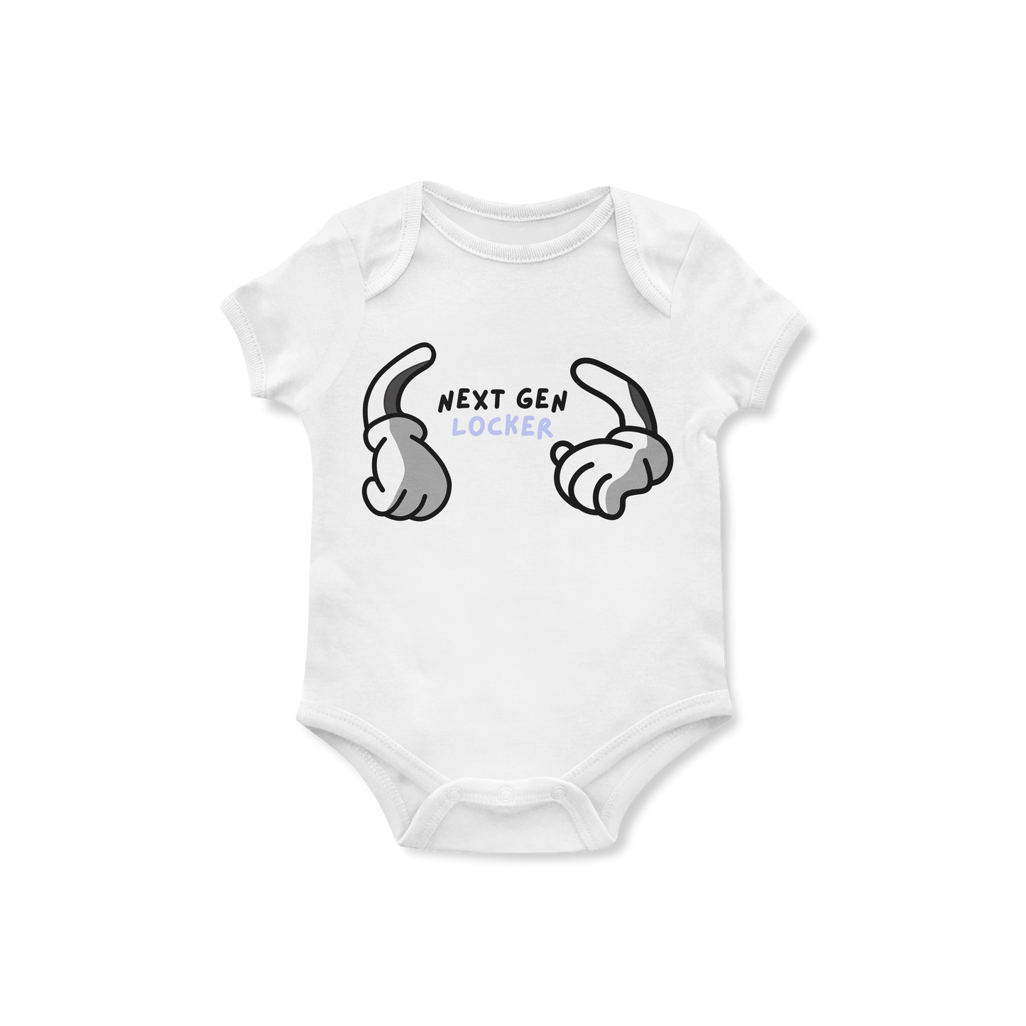 Next Gen Locker Baby onesie - White