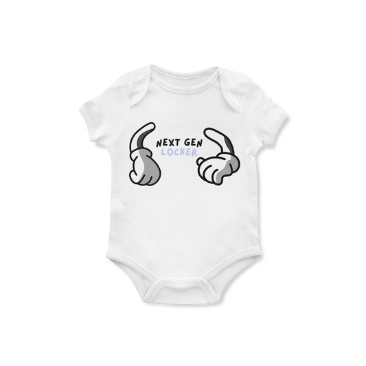 Next Gen Locker Baby onesie - White