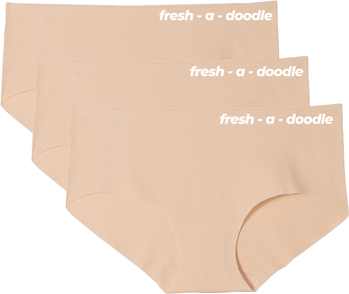 Fresh-a-doodle seamless panty set (3 pack)